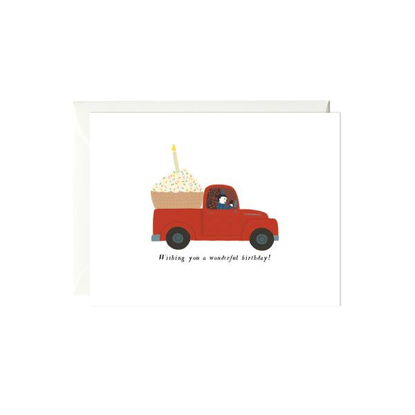 Birthday Truck Birthday Card