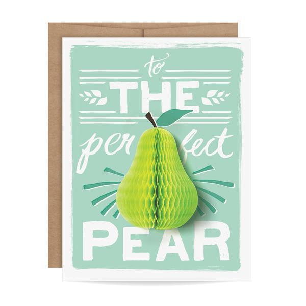 The Perfect Pear Pop-Up Card