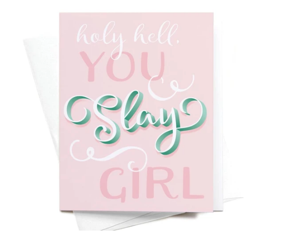 Slay Definition | Greeting Card