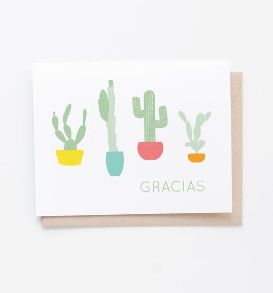 Gracias Greeting Card
