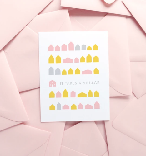 It Takes a Village Card
