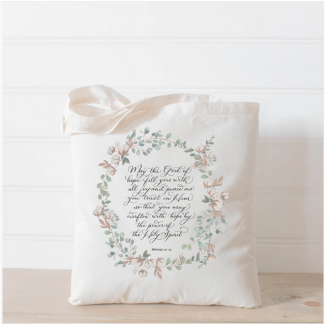 Romans 15 Tote Bag