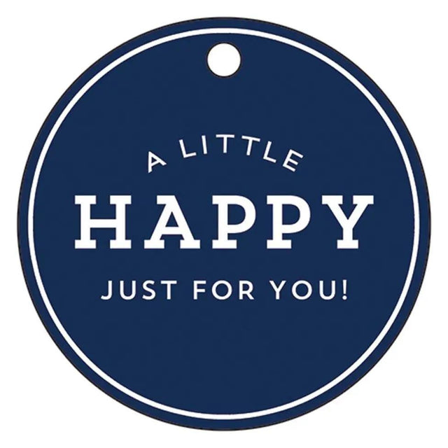 A Little Happy Circle Die-cut Gift Tag