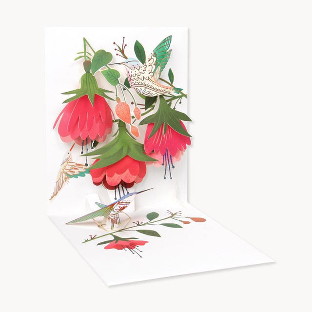 Hummingbird Pop-Up Greeting Card