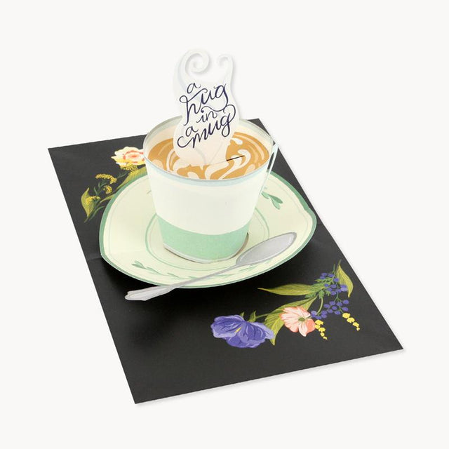 Hug in a Mug Pop-Up Greeting Card