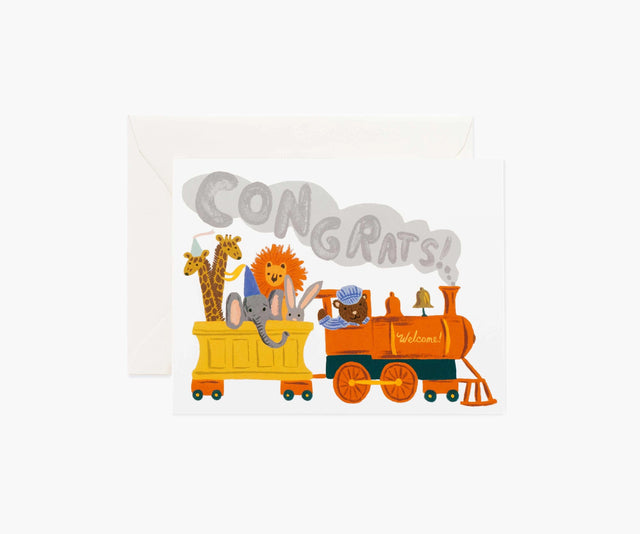 Little Engine Greeting Card