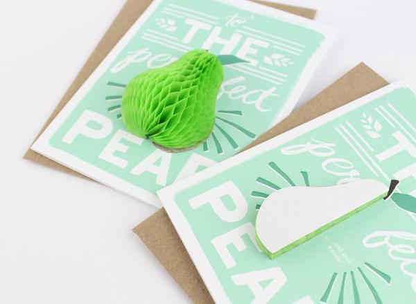 The Perfect Pear Pop-Up Card