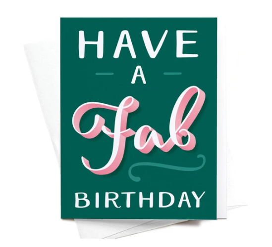 Have A Fab Birthday Card