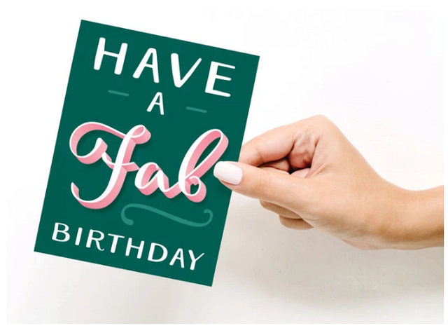 Have A Fab Birthday Card