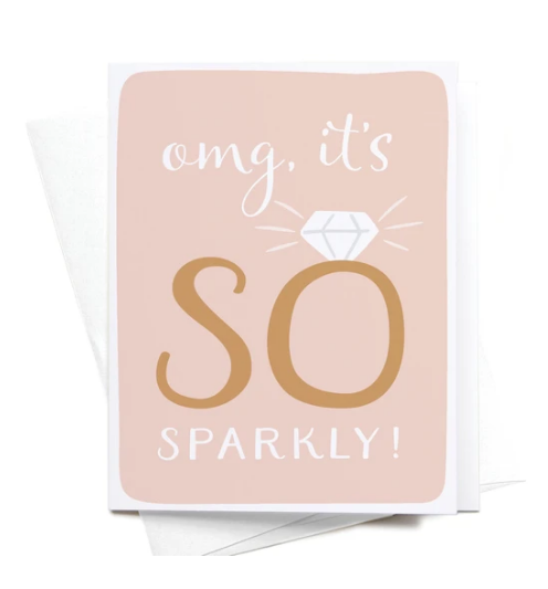 OMG It's So Sparkly Card