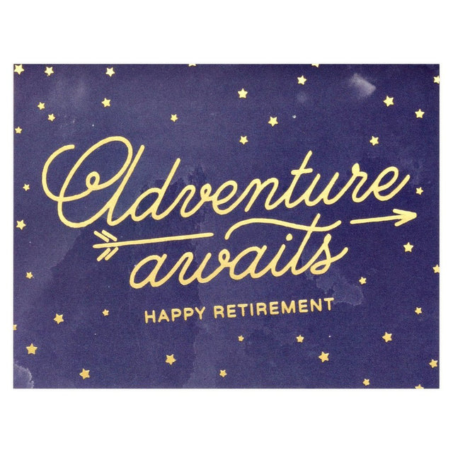 Adventure Awaits Retirement Card